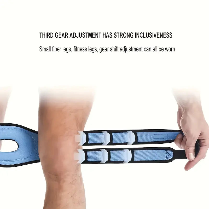 Kneoflex™ – Ginocchiera sportiva traspirante con doppie cinghie e stabilizzazione rotulea