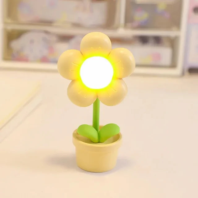Lampada da tavolo floreale elegante