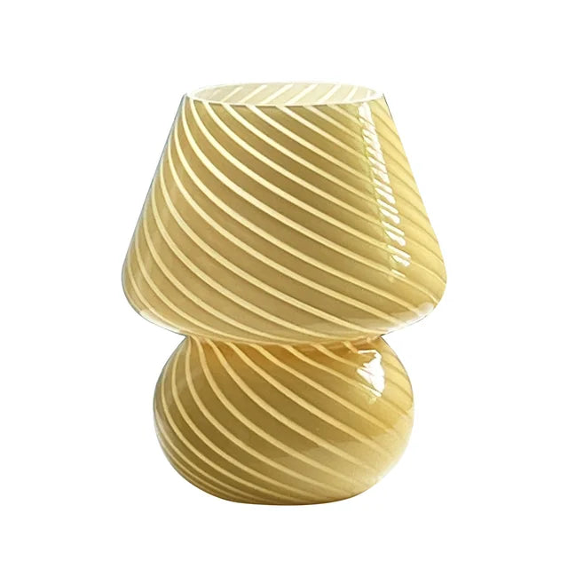 Lampada da scrivania elegante in vetro