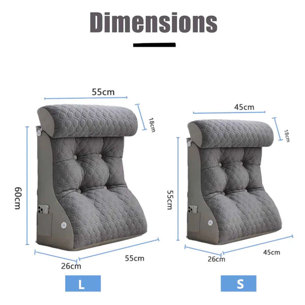 LiseThera™ – Cuscino Ergonomico da Lettura per Letto, Supporto e Comfort