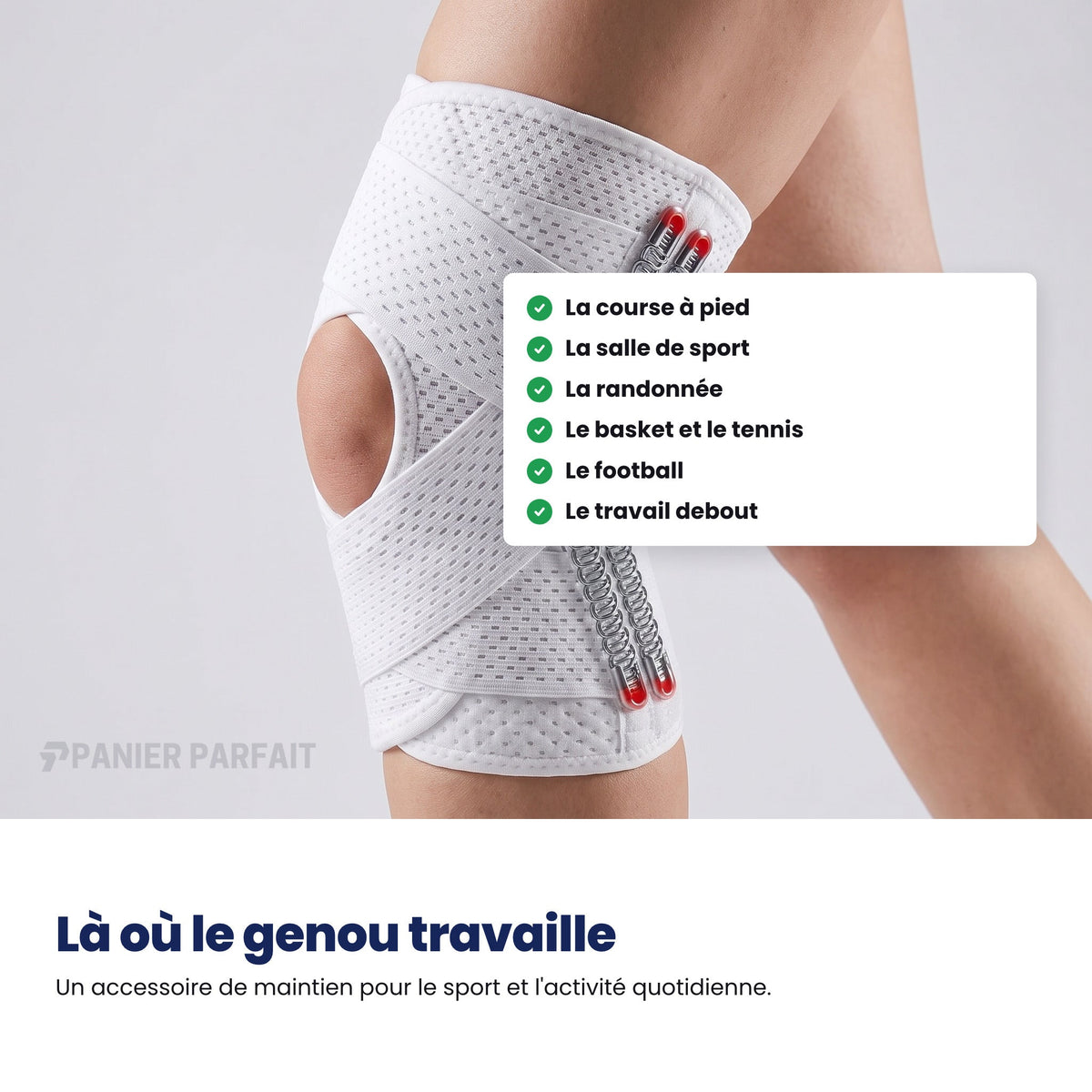 Genouillère réglable à maintien rotulien FlexiGard