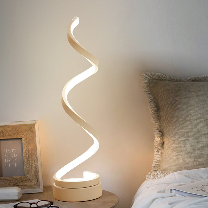 Lampada da Scrivania Elegante a LED a Spirale