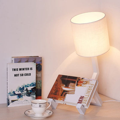 Lampada da Tavolo dal Design Nordico con Spazio di Conservazione