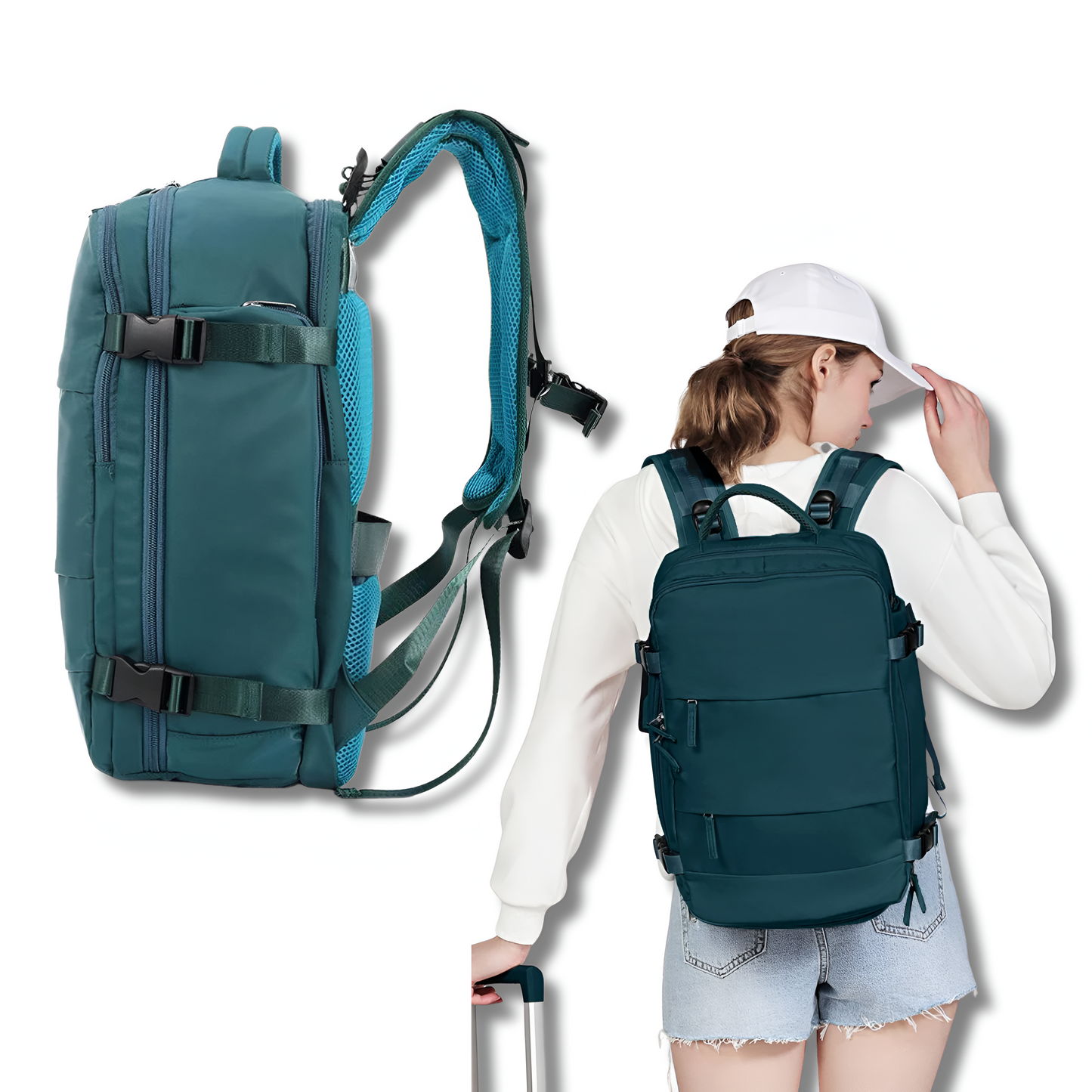 Borsa da viaggio pratica con presa USB integrata