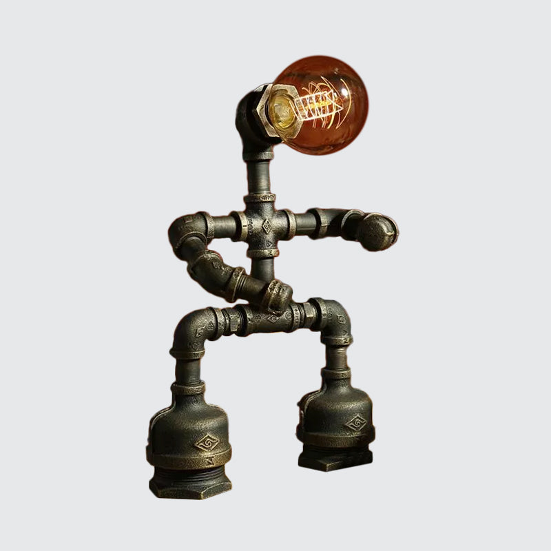 Lampe de table design robot moderne LED