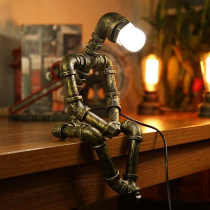Lampe de table design robot moderne LED