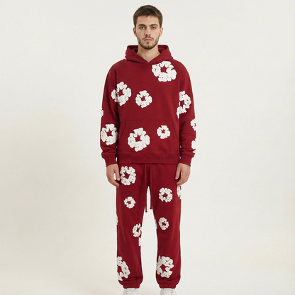 Sweat Homme Floral Élégant – Confort Chic Printemps