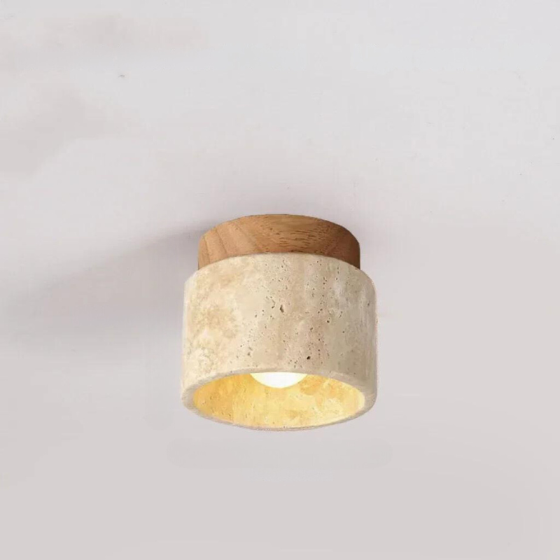 Lampadario elegante in pietra per ingresso e hall