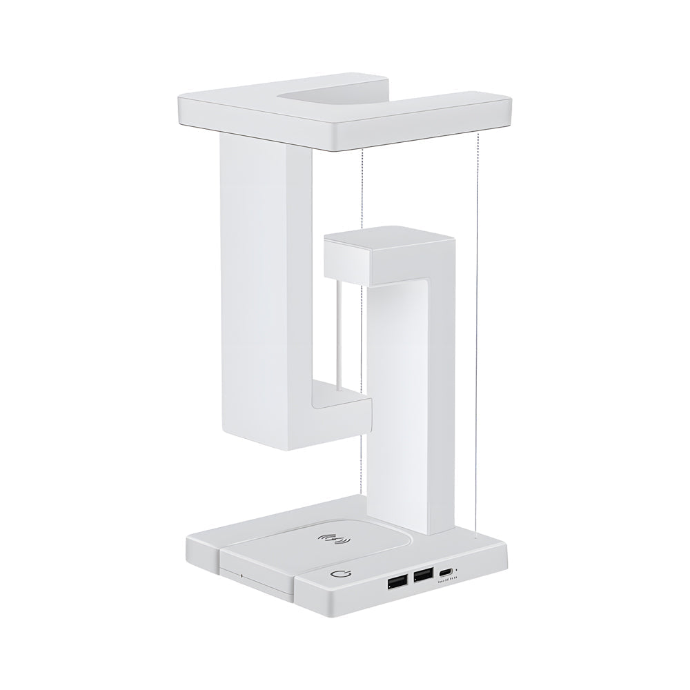 Lampe de table anti-gravité à chargement sans fil LED