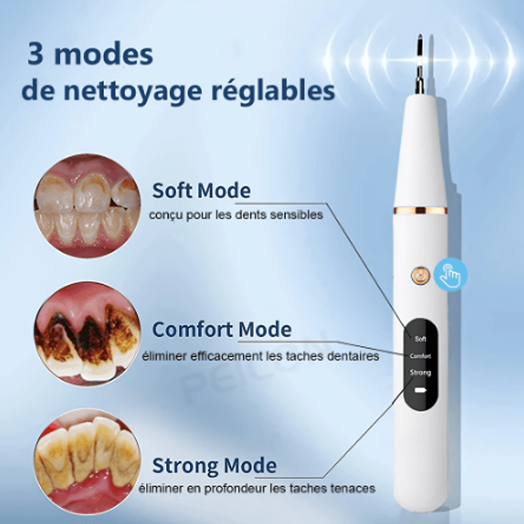 Détartreur dentaire électrique à ultrasons rechargeable