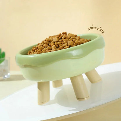 Gamelle ronde en acier inoxydable pour animaux