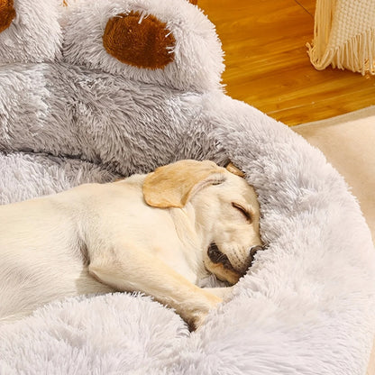 Lit confortable en forme d'ours pour enfant
