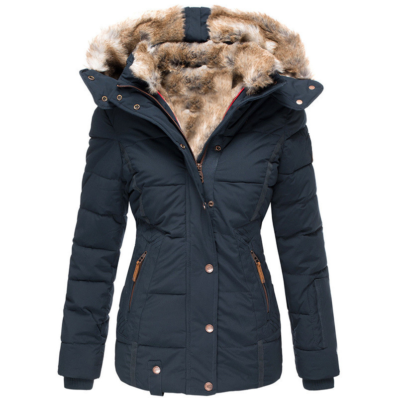 Veste chaude en fausse fourrure confortable
