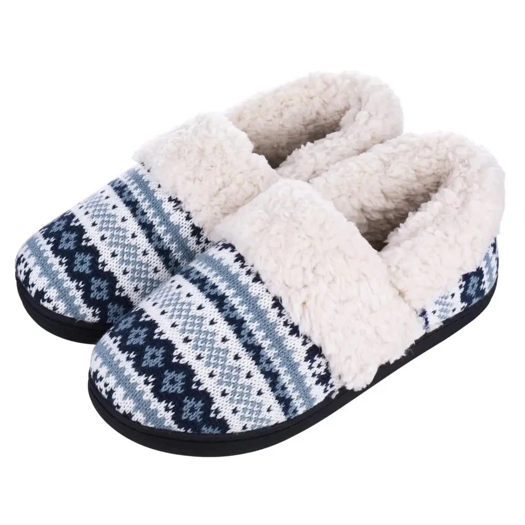 Pantofole da casa morbide e calde in peluche