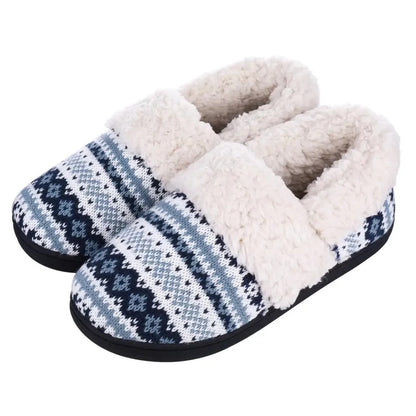 Pantofole da casa morbide e calde in peluche