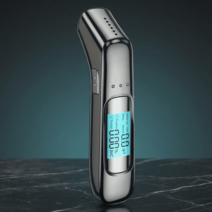 Alcotex™ – Etilometro elettronico portatile a lettura rapida con schermo LCD