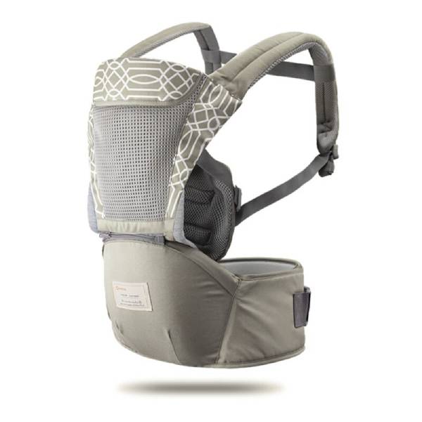 Porte-bébé ergonomique réglable en tissu respirant