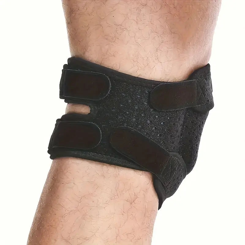 Kneoflex™ – Ginocchiera sportiva traspirante con doppie cinghie e stabilizzazione rotulea