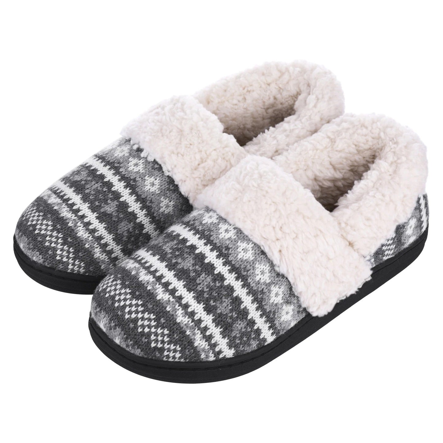 Pantofole da casa morbide e calde in peluche