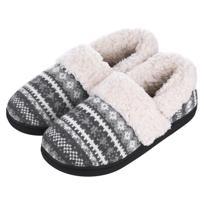 Pantofole da casa morbide e calde in peluche