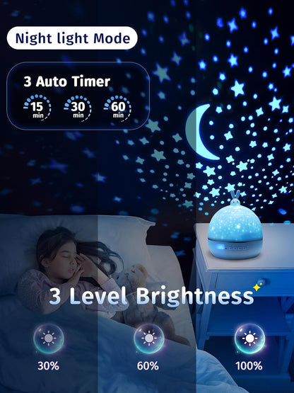Veilleuse projecteur LED pour chambre d'enfants