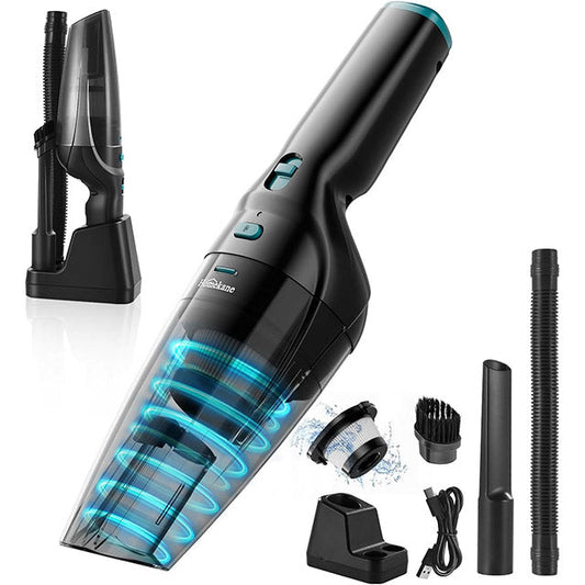 Aspirateur Portable Sans Fil Élégant avec Dock de Recharge - Santeova