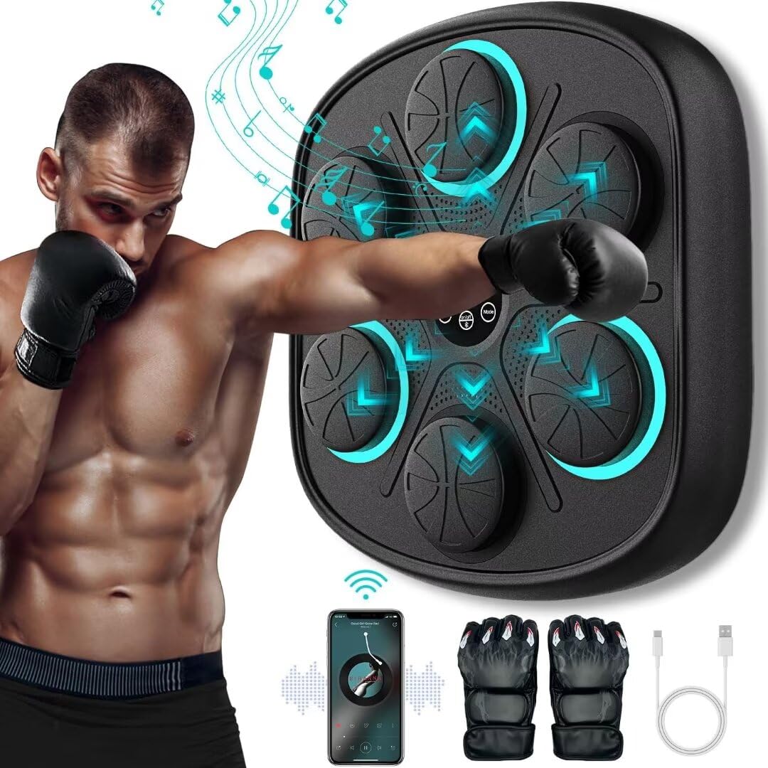 Entraîneur de Boxe Musical Intelligent Blanc Cadeau Homme - Santeova