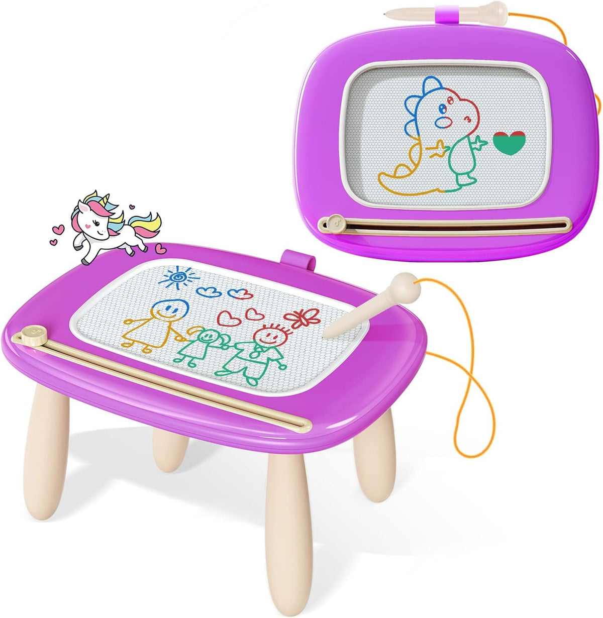 Tableau de dessin magnétique éducatif ardoise pour enfants