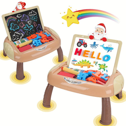 Lavagna Scolastica Reversibile Nera e Bianca con Accessori
