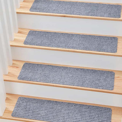 Tappeti Antiscivolo per Scale Autoadesivi - Set da 15