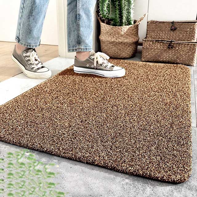 Paillasson antidérapant lavable pour intérieur et extérieur