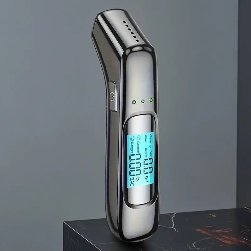 Alcotex™ – Etilometro elettronico portatile a lettura rapida con schermo LCD