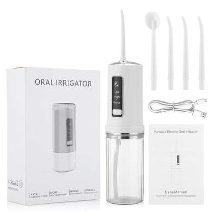 AquaBright™ – Hydropulseur Dentaire Portable pour un Nettoyage Complet
