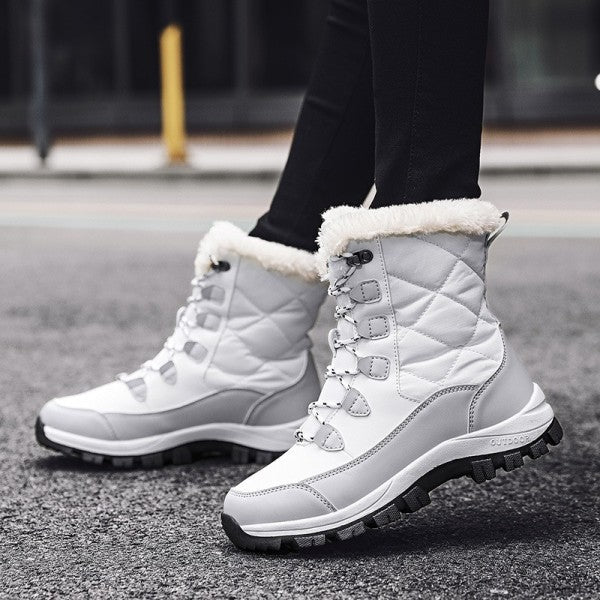 Bottes de neige isolantes en caoutchouc antidérapant hiver