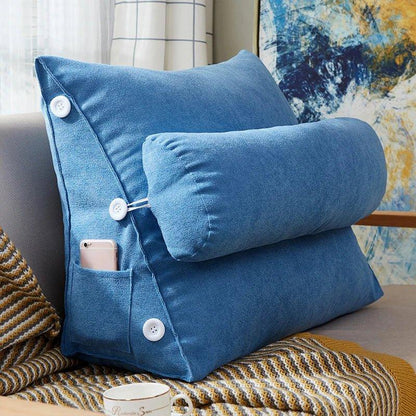ReadLuxe™ – Cuscino Ergonomico da Lettura con Supporto Lombare