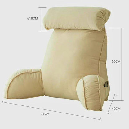 LuxLire™ – Cuscino Ergonomico da Lettura per Letto con Memory Foam