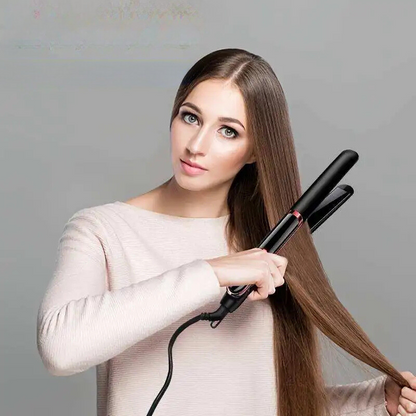CurlPro™ – Piastra Ionica 2-in-1 per Capelli Lisci e Mossi