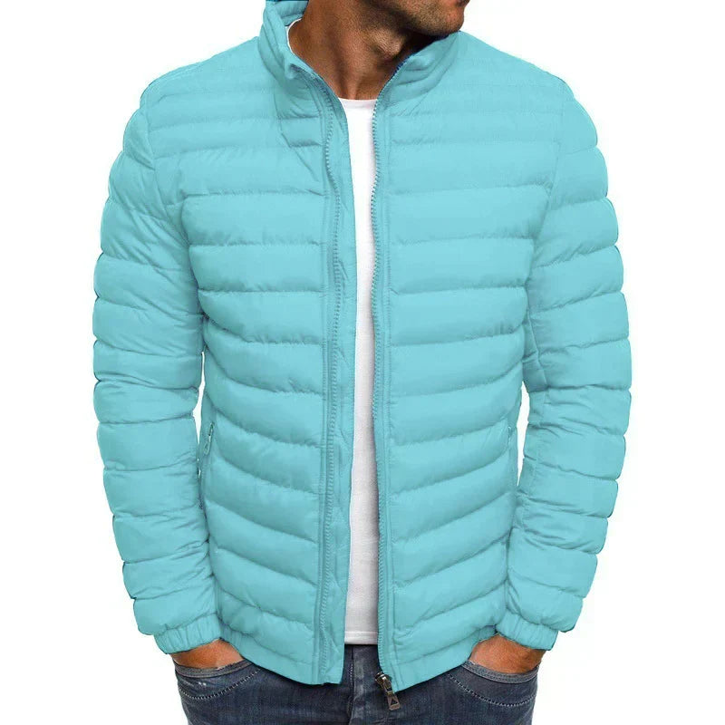 Veste d'automne moderne à fermeture zippée