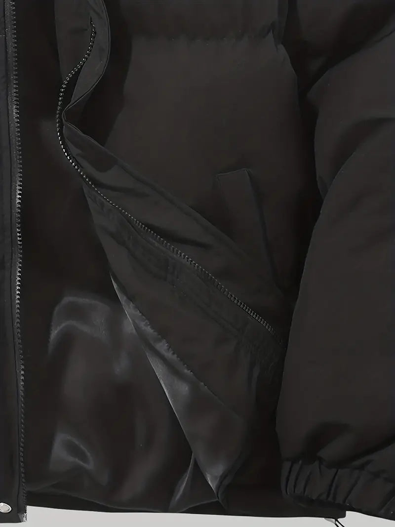 Veste d'hiver matelassée classique à capuche