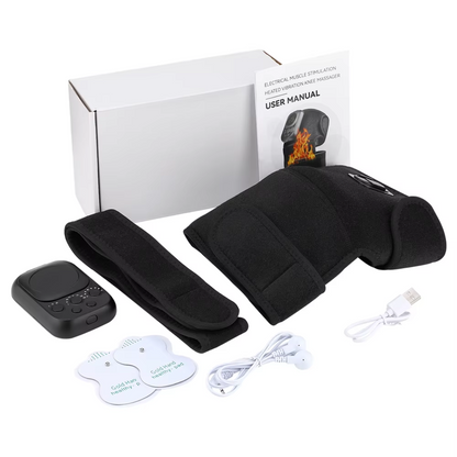 Ginocchiera Riscaldante con Massaggio EMS 60 °C – Batteria a Lunga Durata 5000 mAh