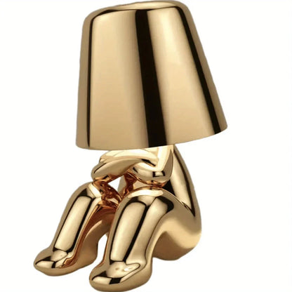 Lampada da tavolo elegante in oro