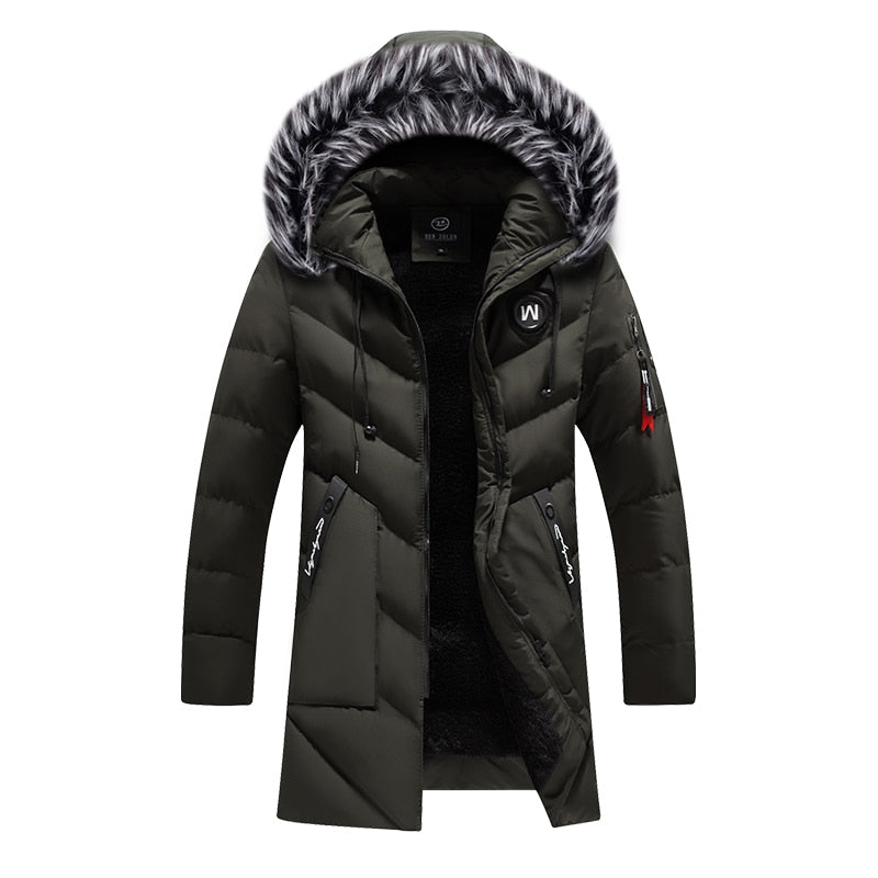 Manteau d'hiver chaud à capuche en fourrure synthétique