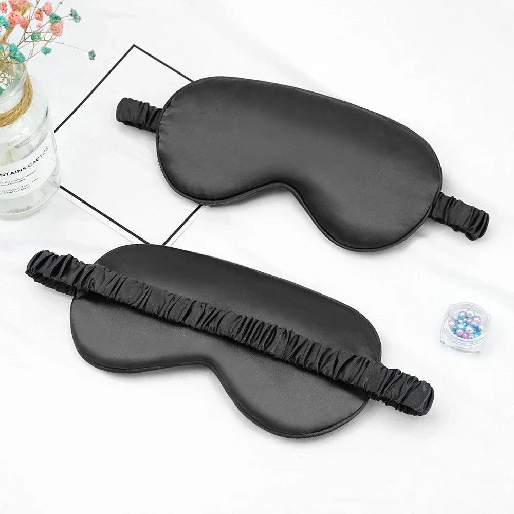 Masque de sommeil doux imitation soie confortable