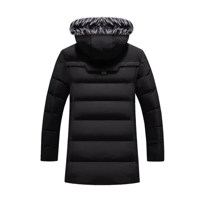 Manteau d'hiver chaud à capuche en fourrure synthétique