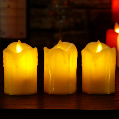 Candele LED sicure per feste e serate