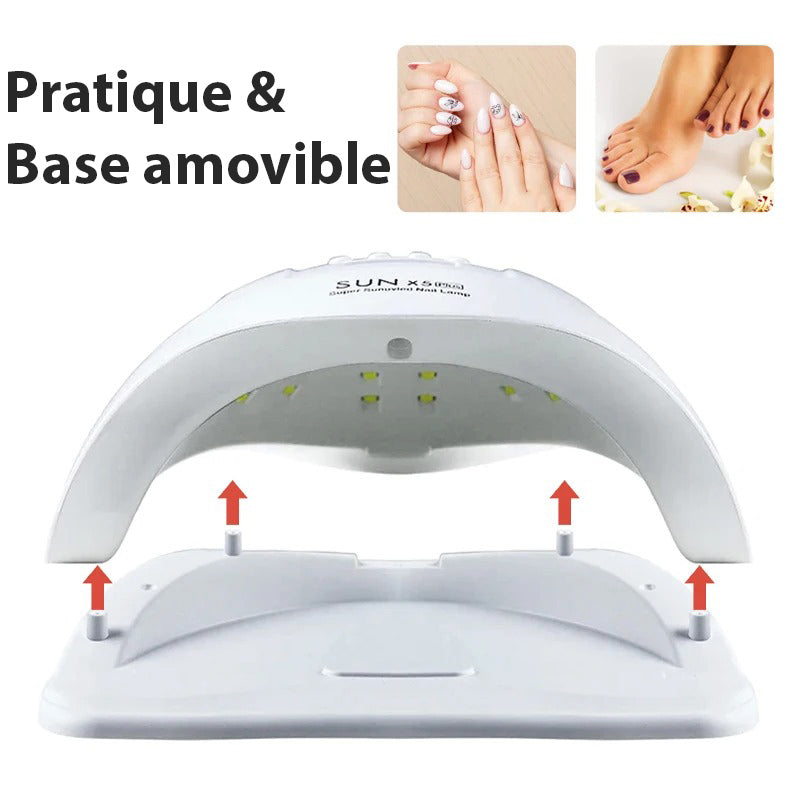 Lampe UV pour ongles à 36 LEDs avec minuterie 4 réglages