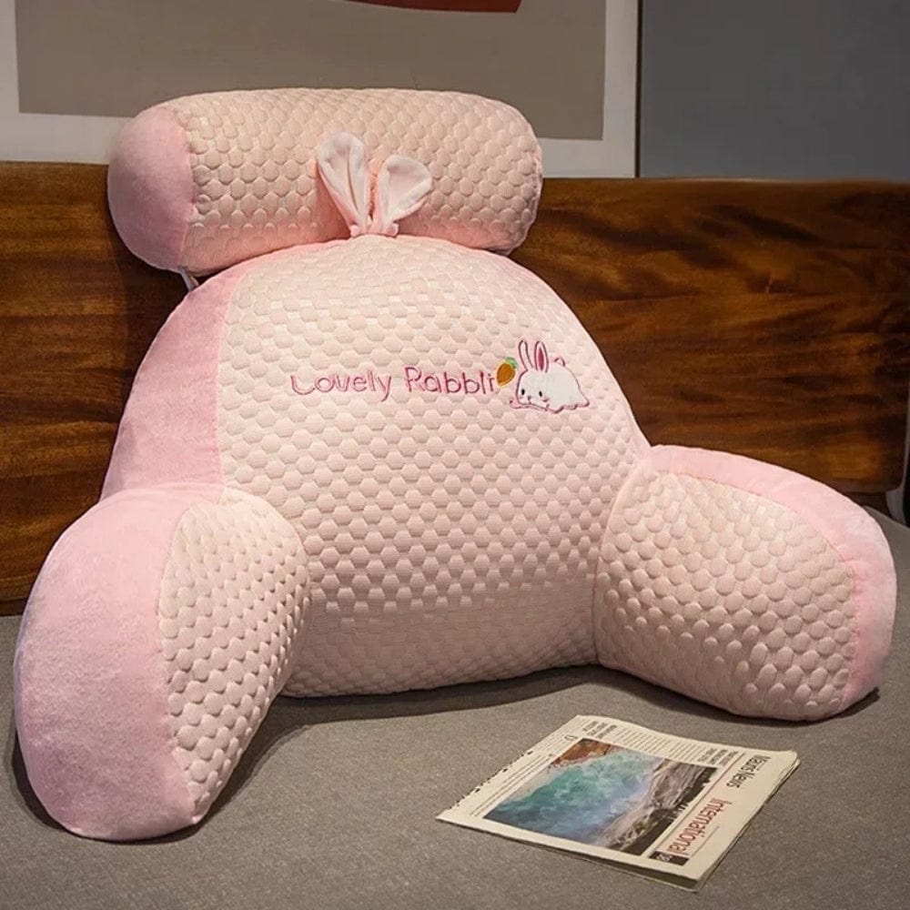Lumbira™ – Coussin de lecture ergonomique avec accoudoirs et appui-tête amovible