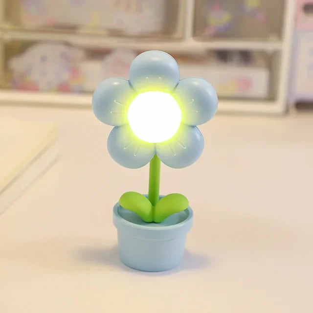 Lampada da tavolo floreale elegante
