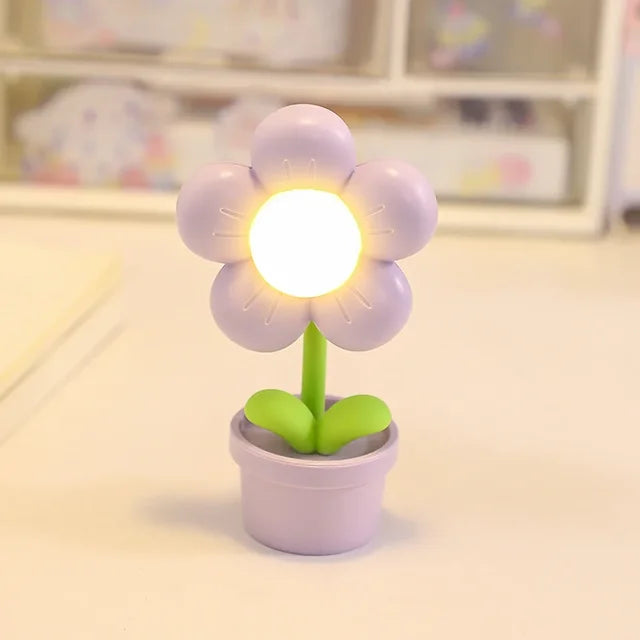 Lampada da tavolo floreale elegante