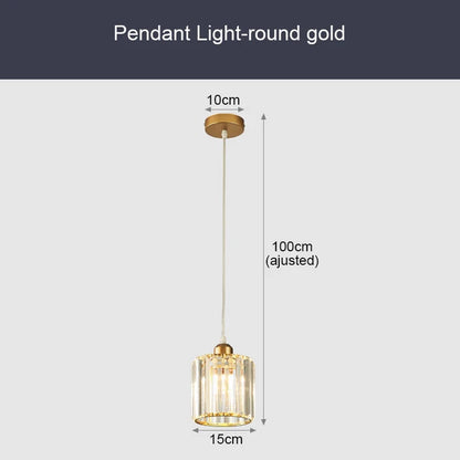 Lampada di cristallo di lusso sospesa